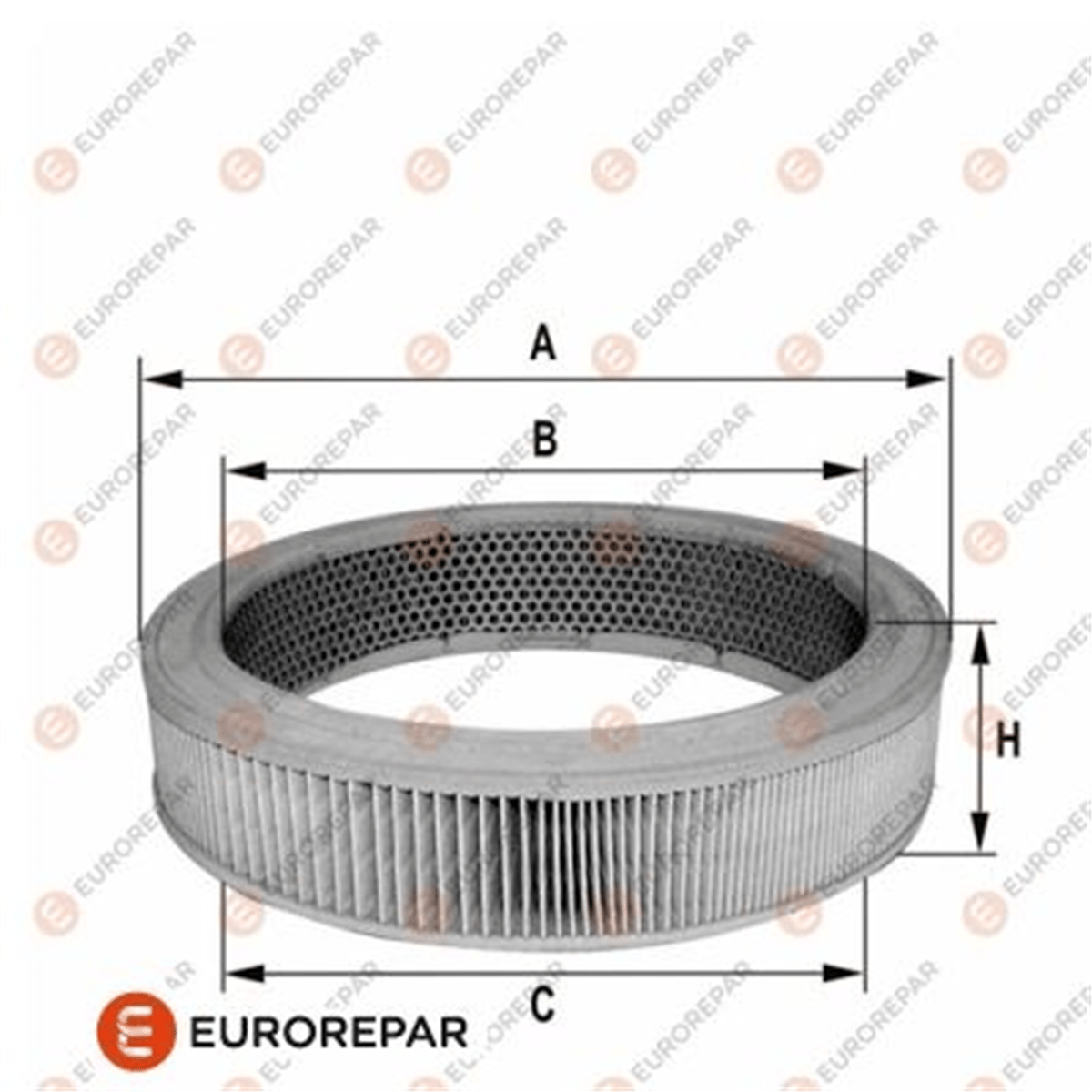 EUROREPAR 1680347780 - Hava Filtresi - Vw Golf2