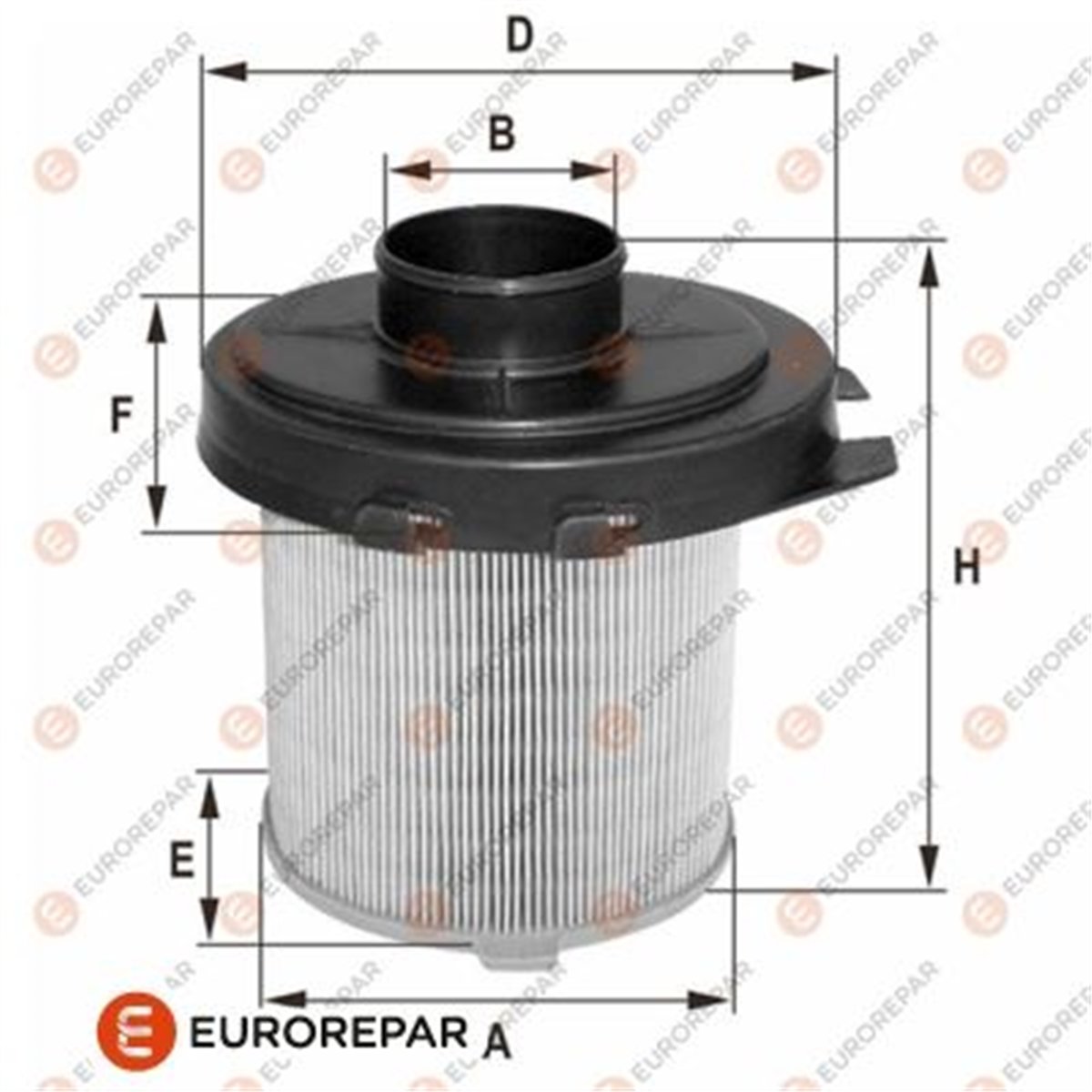 EUROREPAR 1680348180 - Hava Filtresi - Psa 