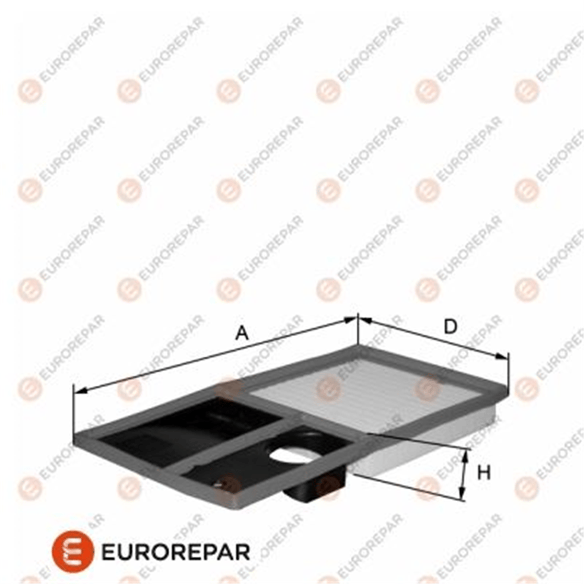 EUROREPAR 1680350480 - Hava Filtresi - Vw Polo-cordoba-ibiza-fabia-a1