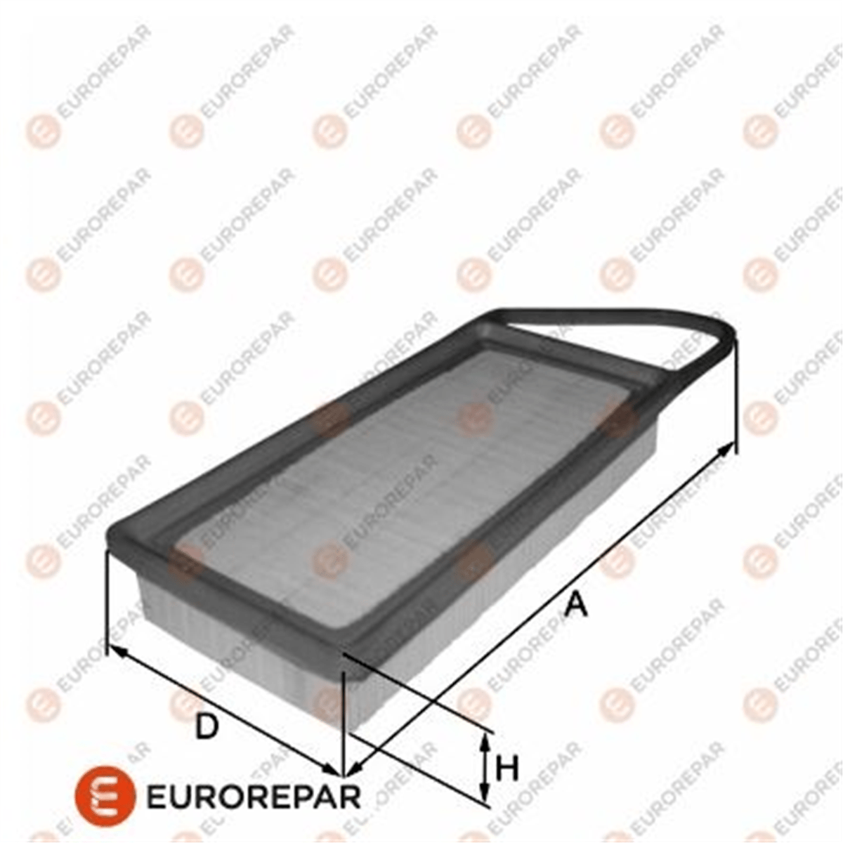 EUROREPAR 1680350880 - Hava Filtresi - Vw Polo-fabia