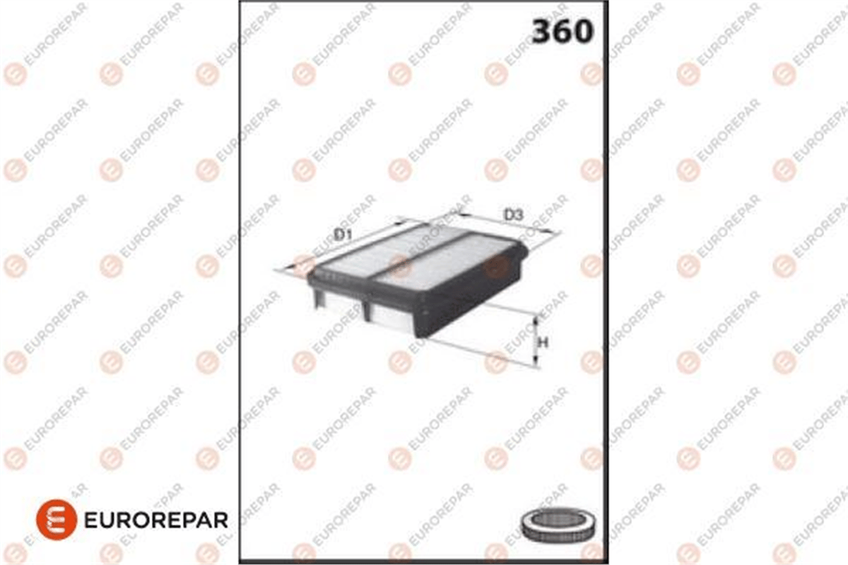 EUROREPAR 1682258980 - Hava Filtresi - Kore 