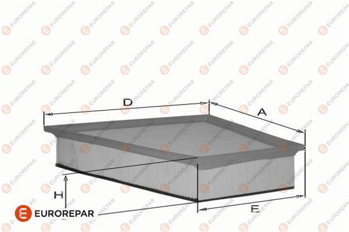 EUROREPAR 1682269580 - Hava Filtresi - Vw Polo-cordoba-ibiza-fabia-a1