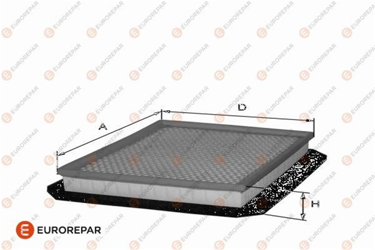 EUROREPAR 1682270480 - Hava Filtresi - Opel Astra H Astra G Zafira A