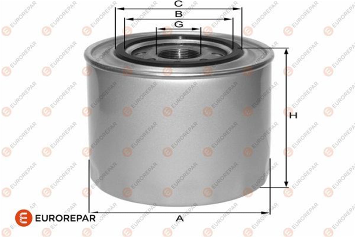 EUROREPAR 1682271480 - Yag Filtresi - Vw Taro