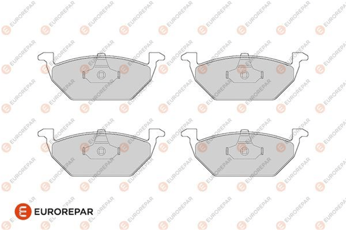 EUROREPAR 1682314480 - Fren Balatasi Ön - Vw Golf4-golf5-jetta-bora-polo-a3-leon