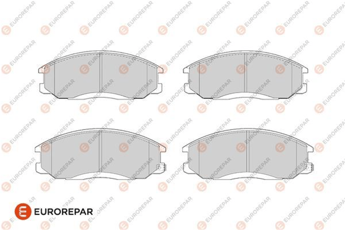 EUROREPAR 1682321380 - Fren Balatasi Ön - Kore Santafe/trajet/starex/ssangyong Action/kyron