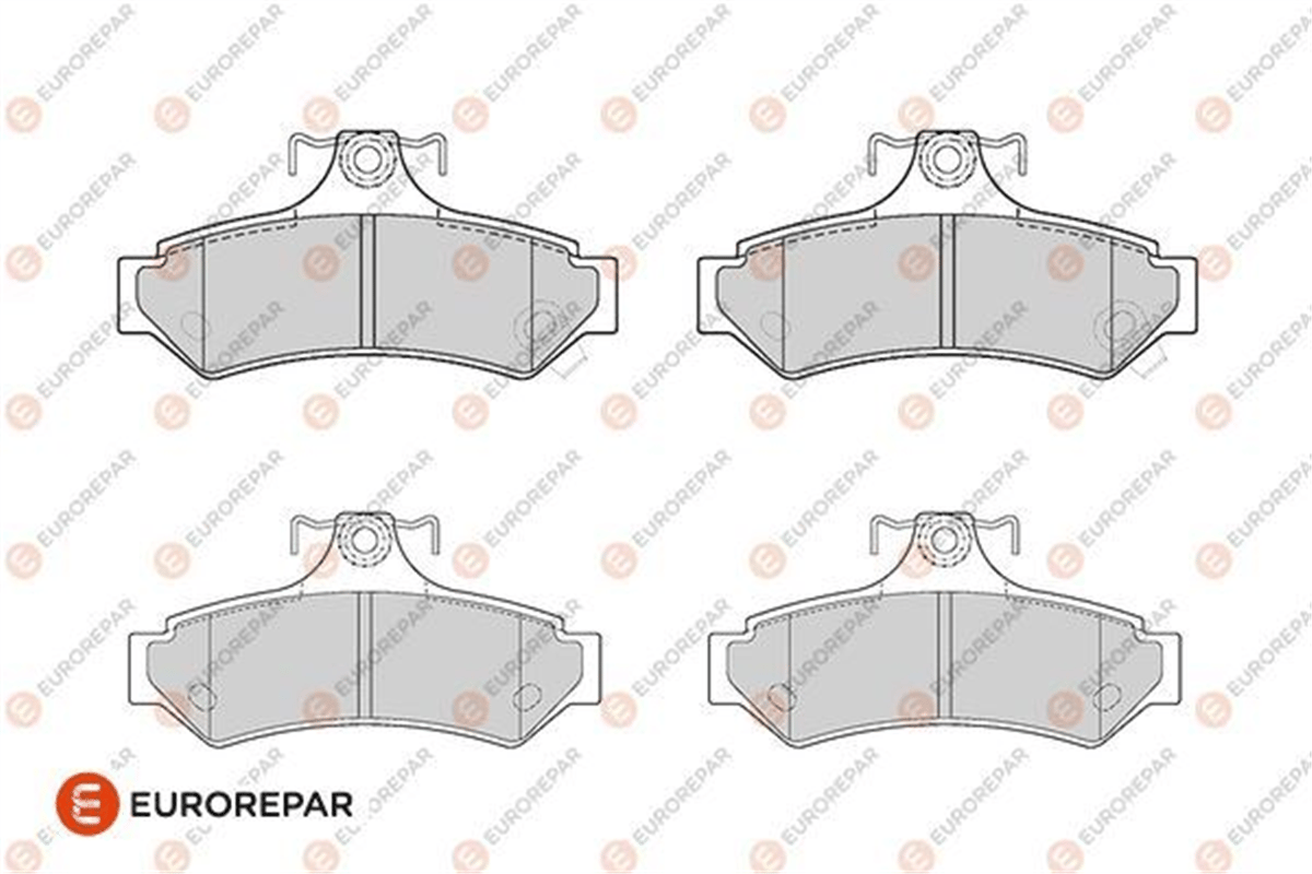 EUROREPAR 1682322780 - Fren Balatasi Arka - Japon Camry (v4, V5)