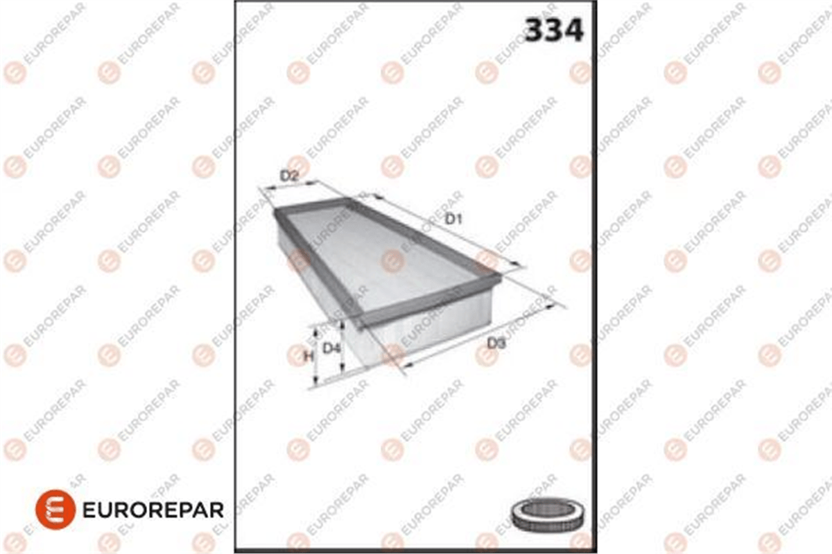 EUROREPAR 1682344580 - Hava Filtresi - Bmw 1f40-f52-2f45-f46-x1 F48-x1 F49-x2 F39