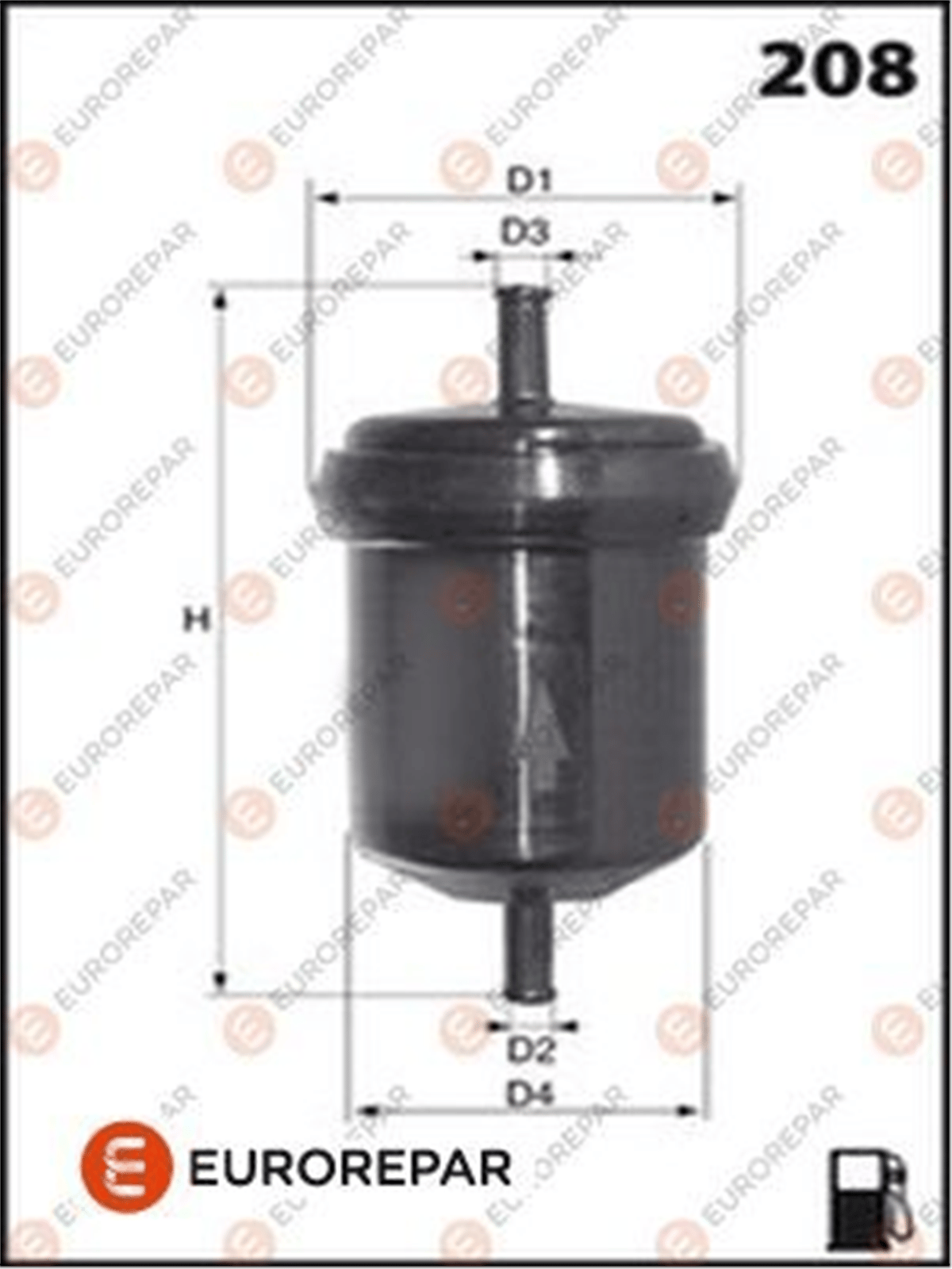 EUROREPAR E145056 - Yakit Filtresi - Fiat 