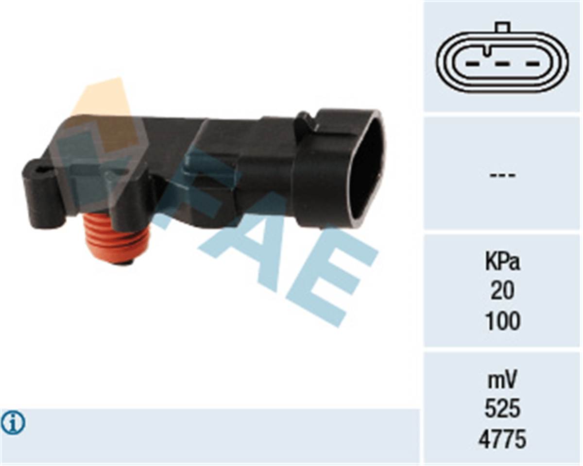 FAE 15013 - Map Sensörü - Opel Astra G-h Corsa C Vectra B-c Zafira B Frontera B