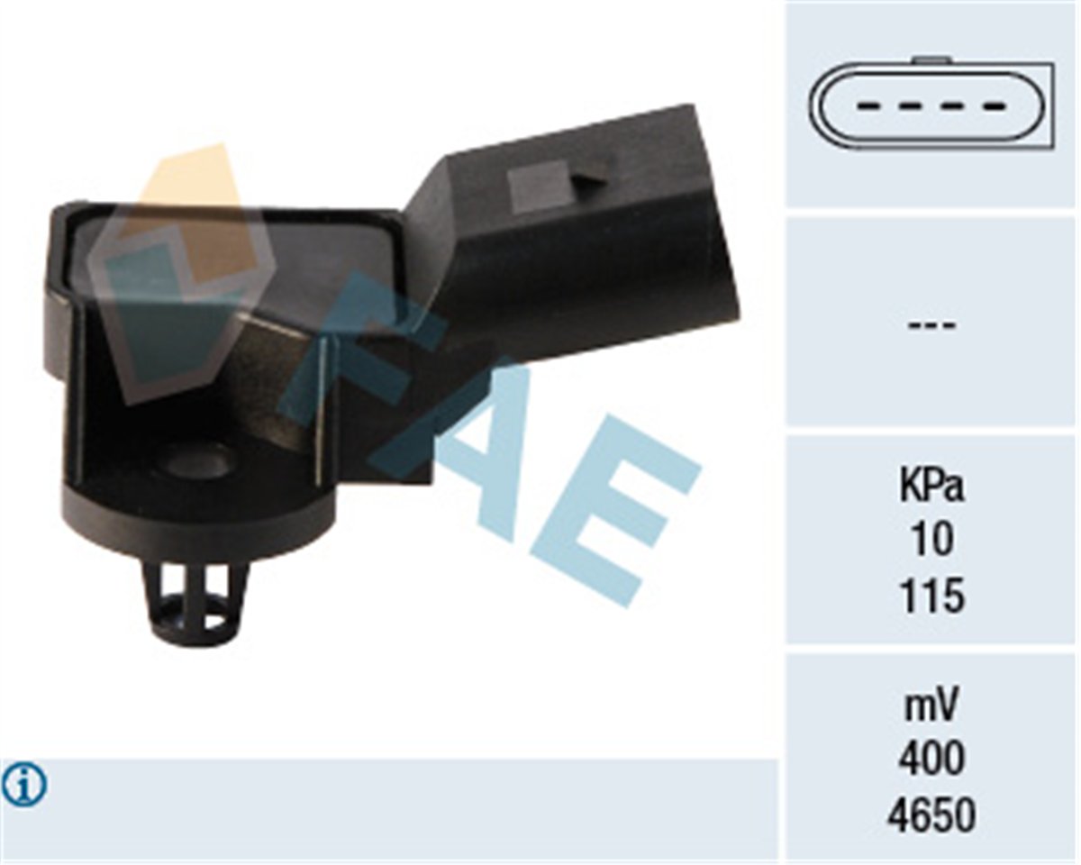 FAE 15042 - Basinç Sensörü - Vw Golf5-golf6-jetta-passat-a3