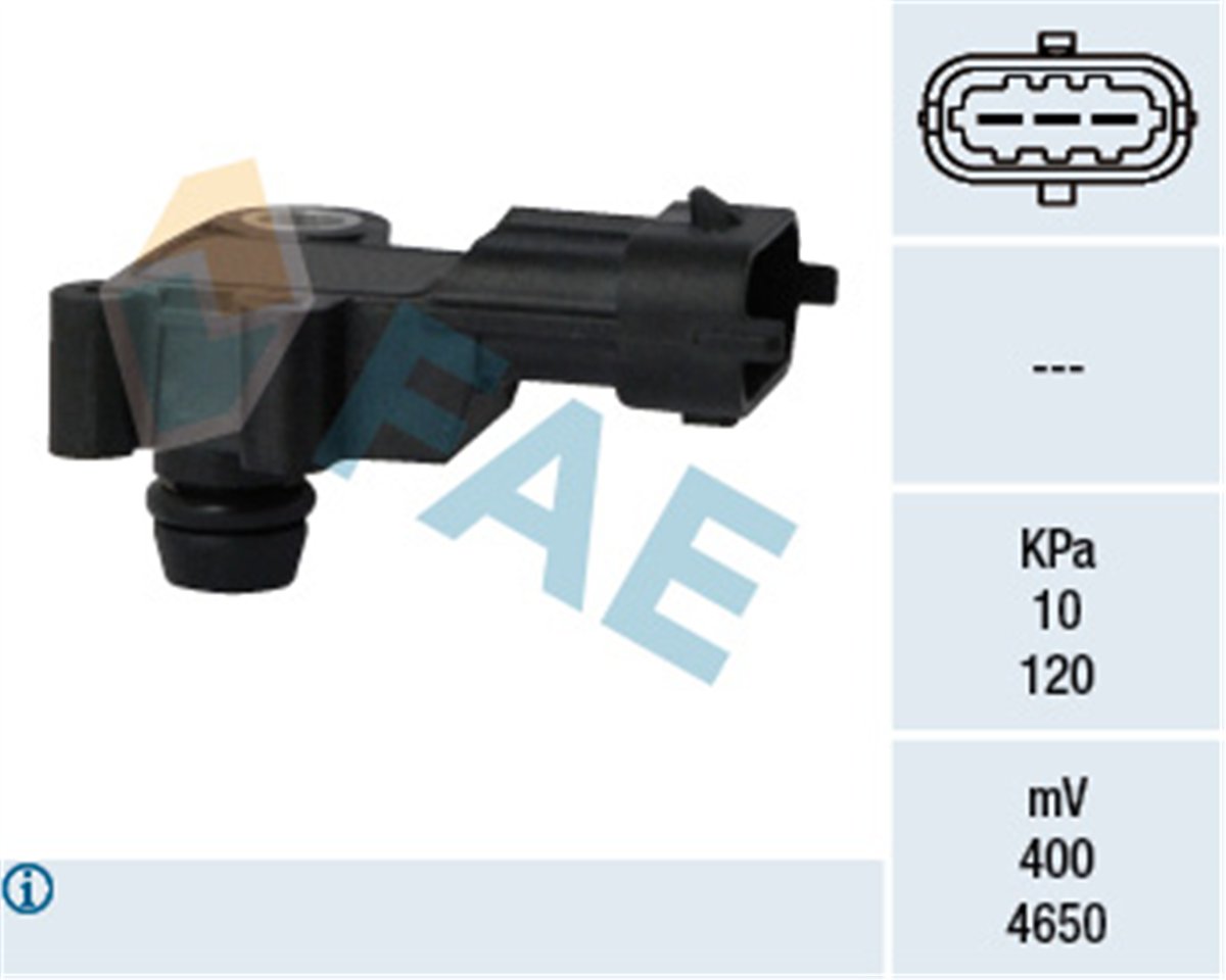 FAE 15099 - Map Sensörü - Opel Astra H-j Corsa D-e Cruze Insignia A Mokka Trax Adam Aveo Zafira B Meriva B