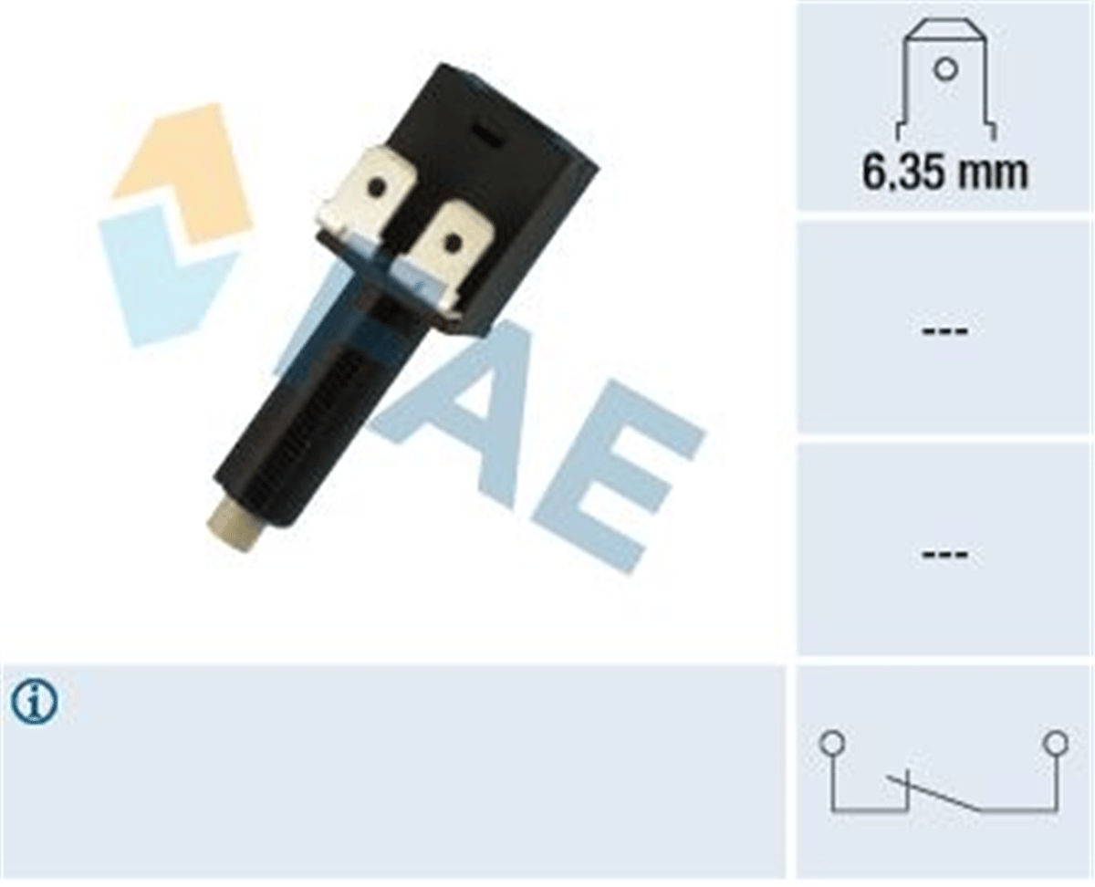 FAE 24210 - Fren Pedal Müsürü - Ford Transit M12-m15-v184-v347
