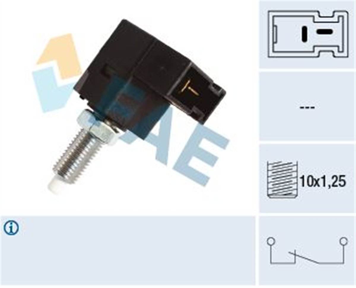 FAE 24544 - Fren Pedal Müsürü - Kore Starex/i20/i30/santafe/tucson/cerato/ceed/rio/sportage