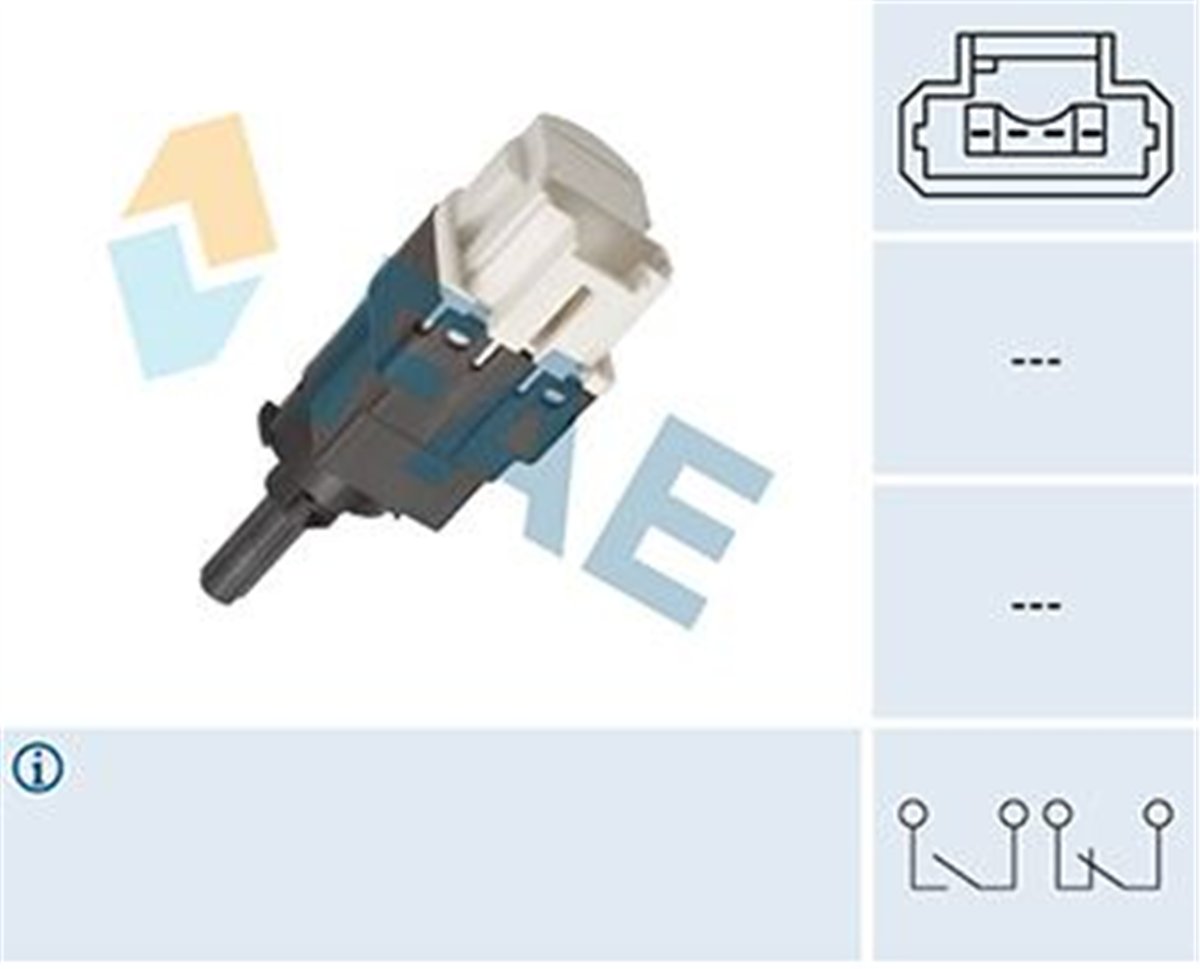 FAE 24893 - Fren Pedal Müsürü - Renault Clio Iv/dokker/duster/lodgylogan/sandero/captur/symbol