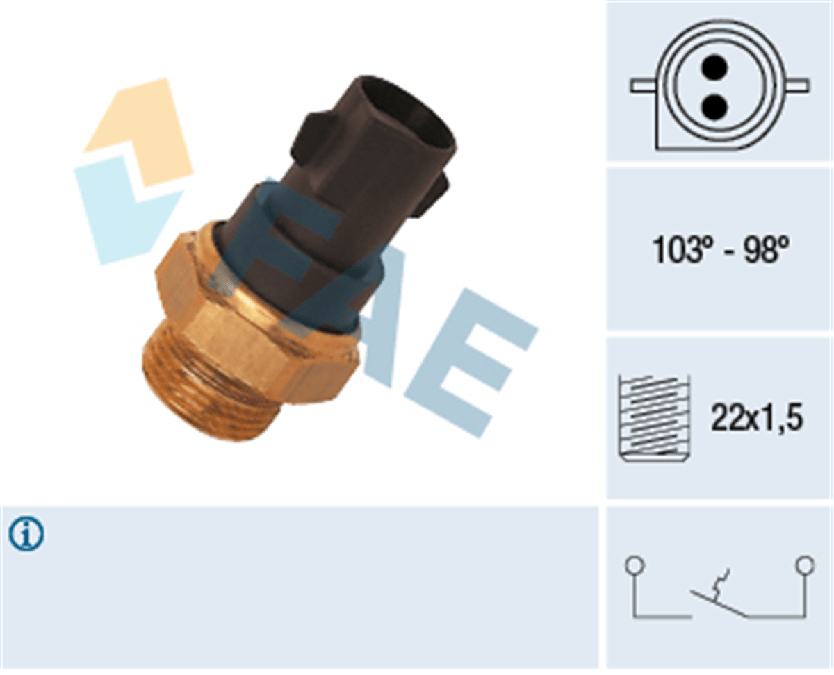 FAE 37290 - Fan Müsürü - Ford Esc/fie/sie/scor