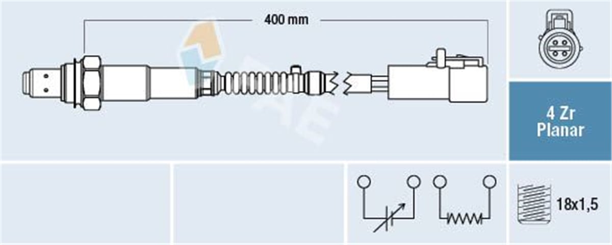 FAE 77171 - Oksijen Sensörü - Ford Focus/c-max/b-max