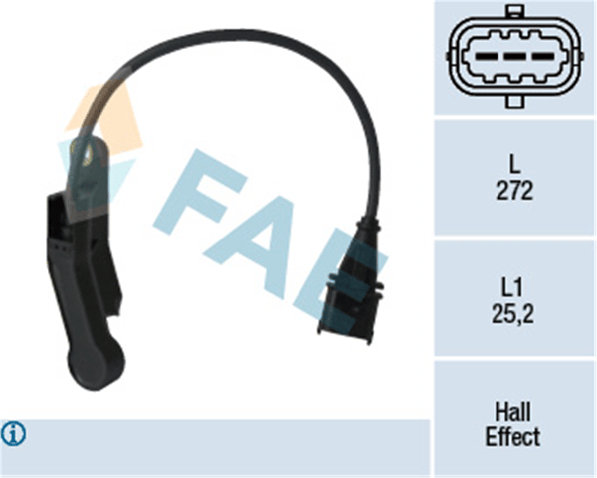 FAE 79138 - Eksantrik Devir Sensörü - Opel Astra G Vectra B-c