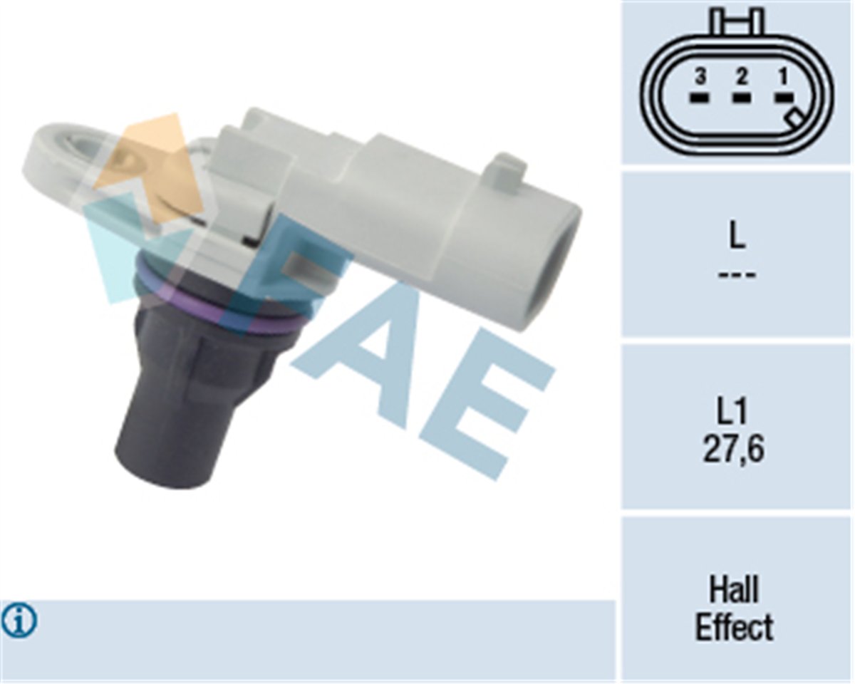 FAE 79171 - Eksantrik Devir Sensörü - Fiat Egea/doblo/linea/punto/panda/fiorino/opel-astra-corsa