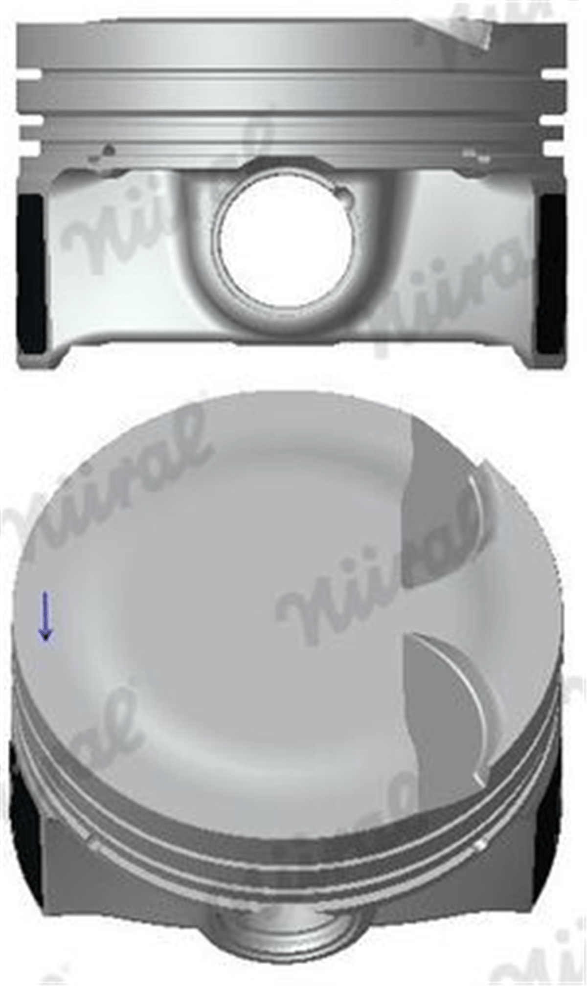 FEDERAL 050 - Piston+segman - Vw Golf7-a3-leon