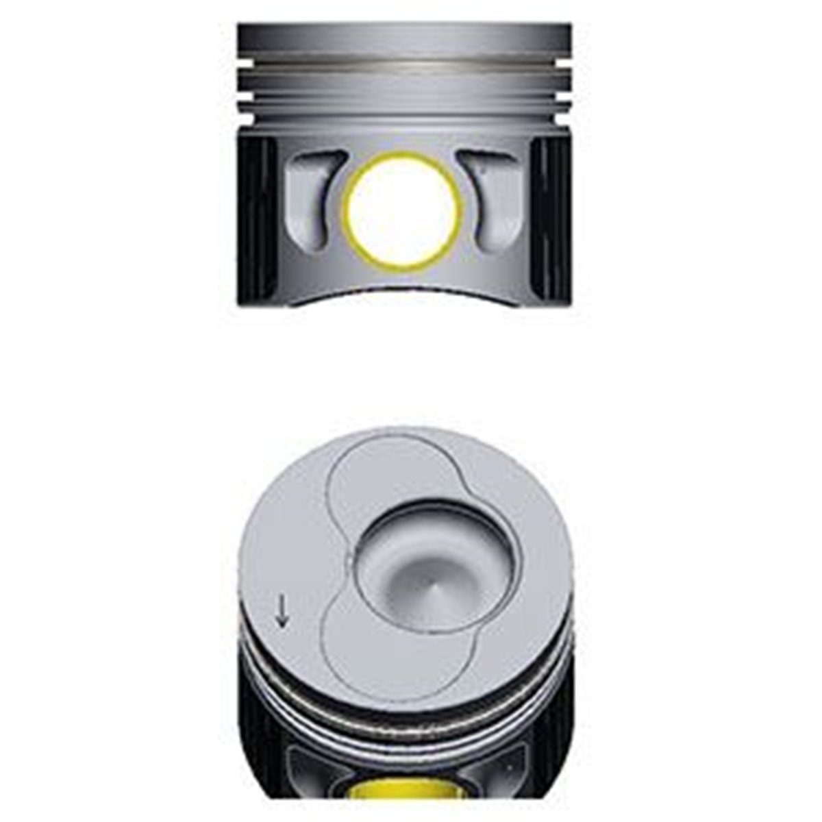 FEDERAL 050 - Piston+segman - Vw Passat-a4