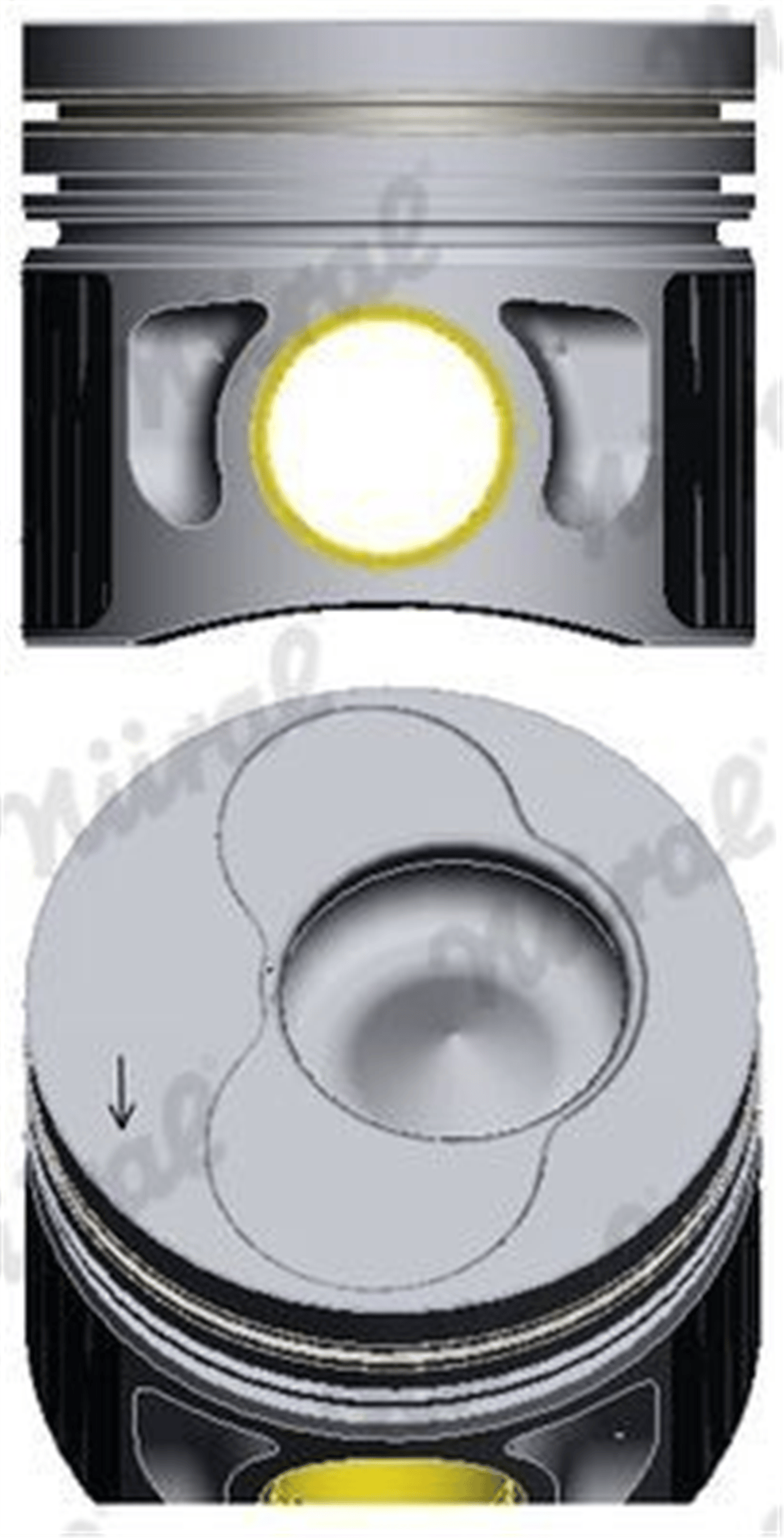 FEDERAL 050 - Piston+segman - Vw Passat-a4