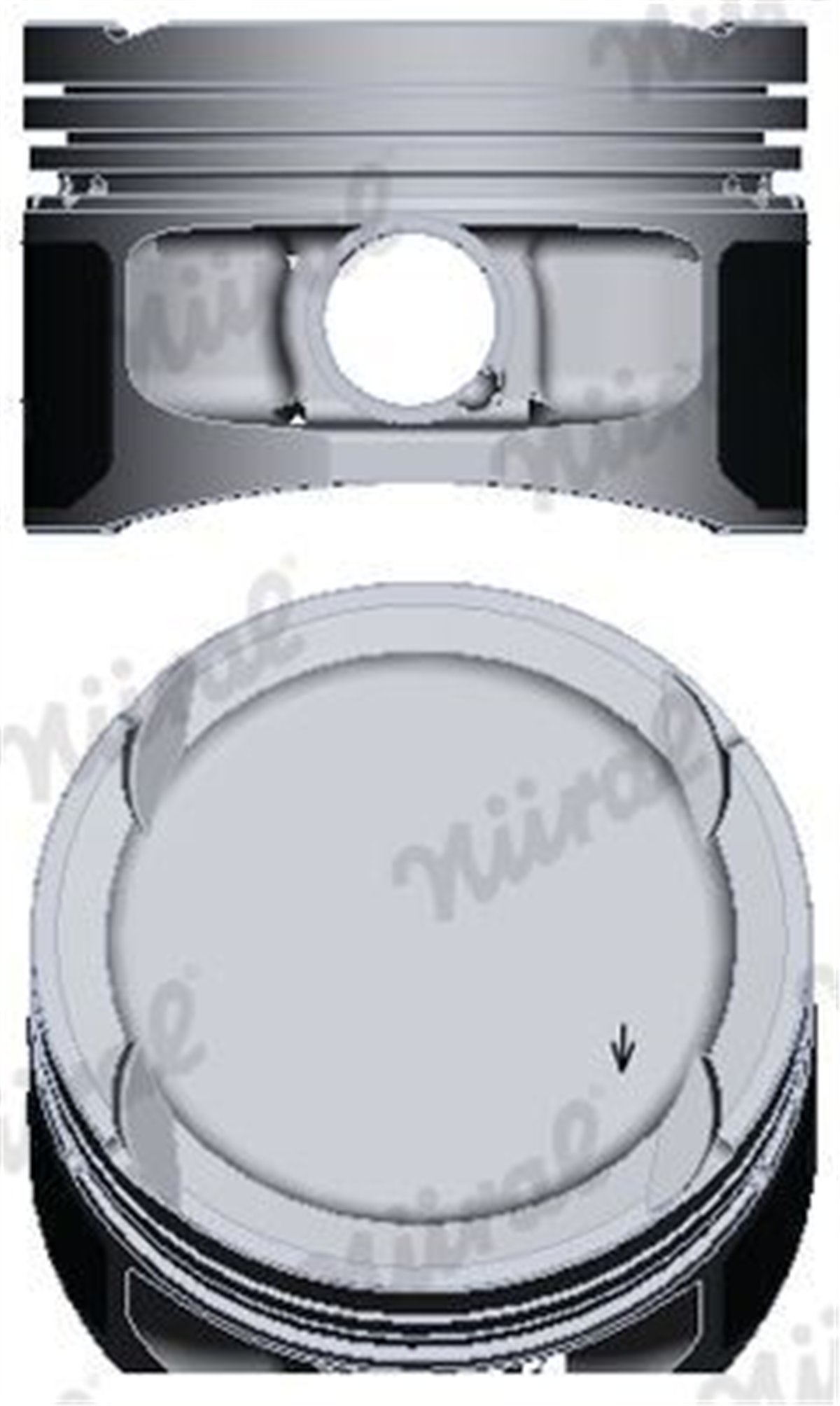 FEDERAL 050 - Piston+segman - Vw Polo-ibiza-fabia-a1
