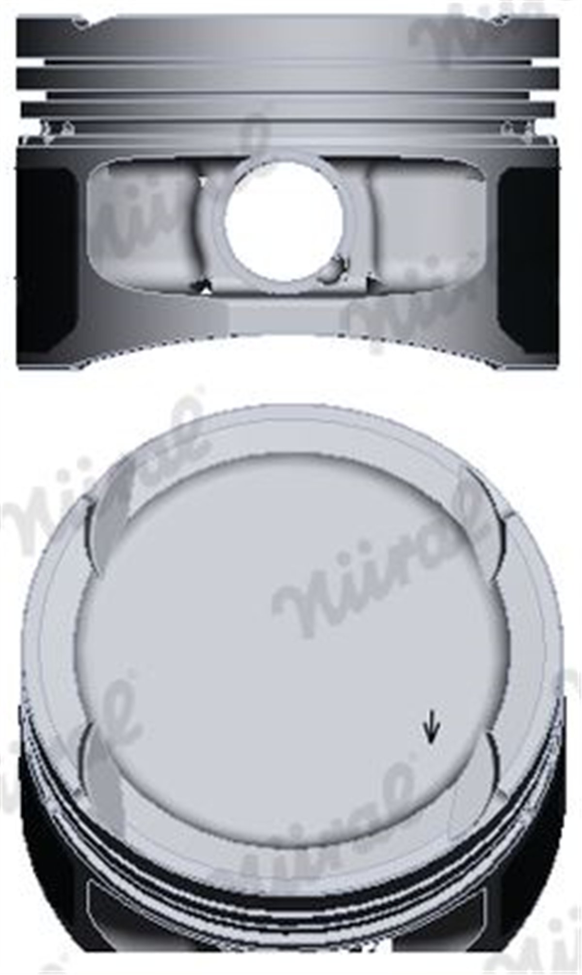 FEDERAL 87-436900.00 - Piston+segman - Vw Polo-cordoba-fabia