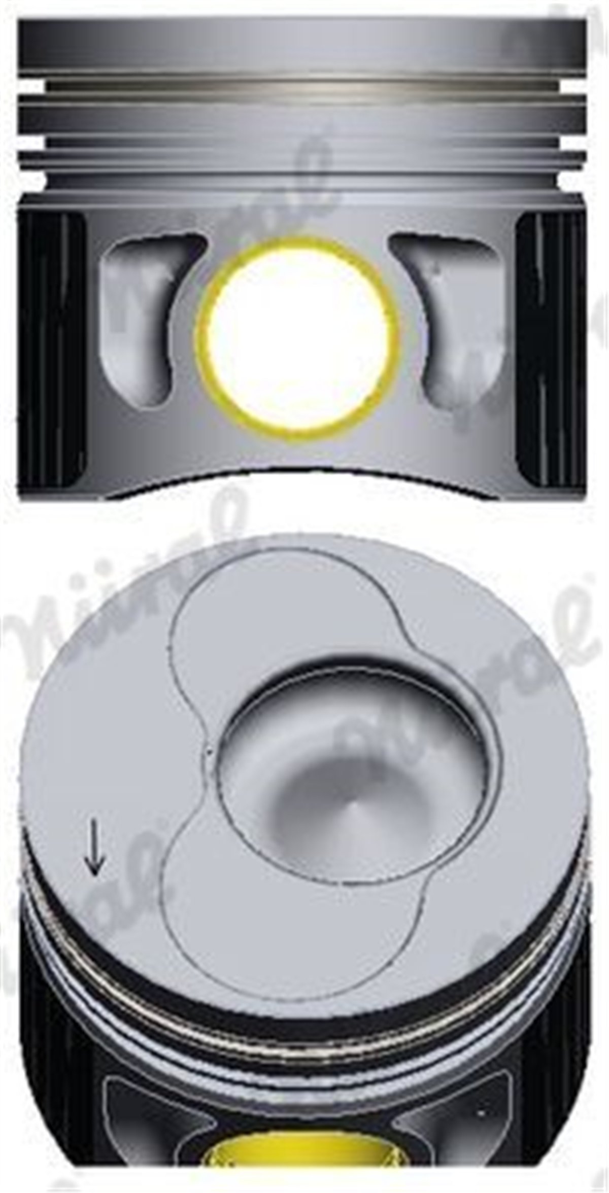 FEDERAL STD - Piston+segman - Vw Passat-a4