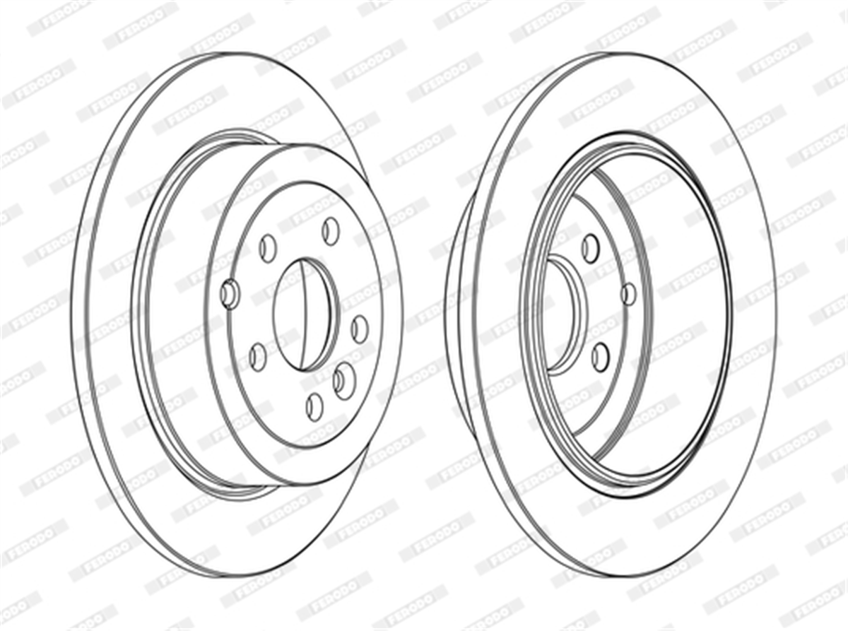 FERODO DDF1578C - Fren Diski Arka - Bmw Freelander 2