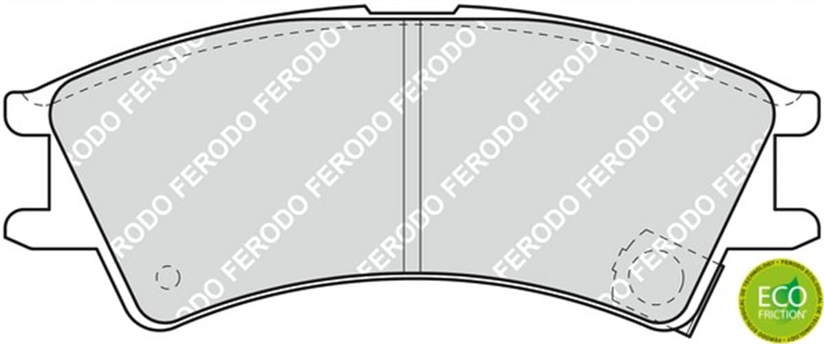FERODO FDB1326 - Fren Balatasi Ön - Kore Atoz