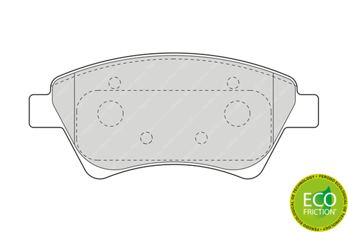 FERODO FDB1544 - Fren Balatasi Ön - Renault Megan Ii