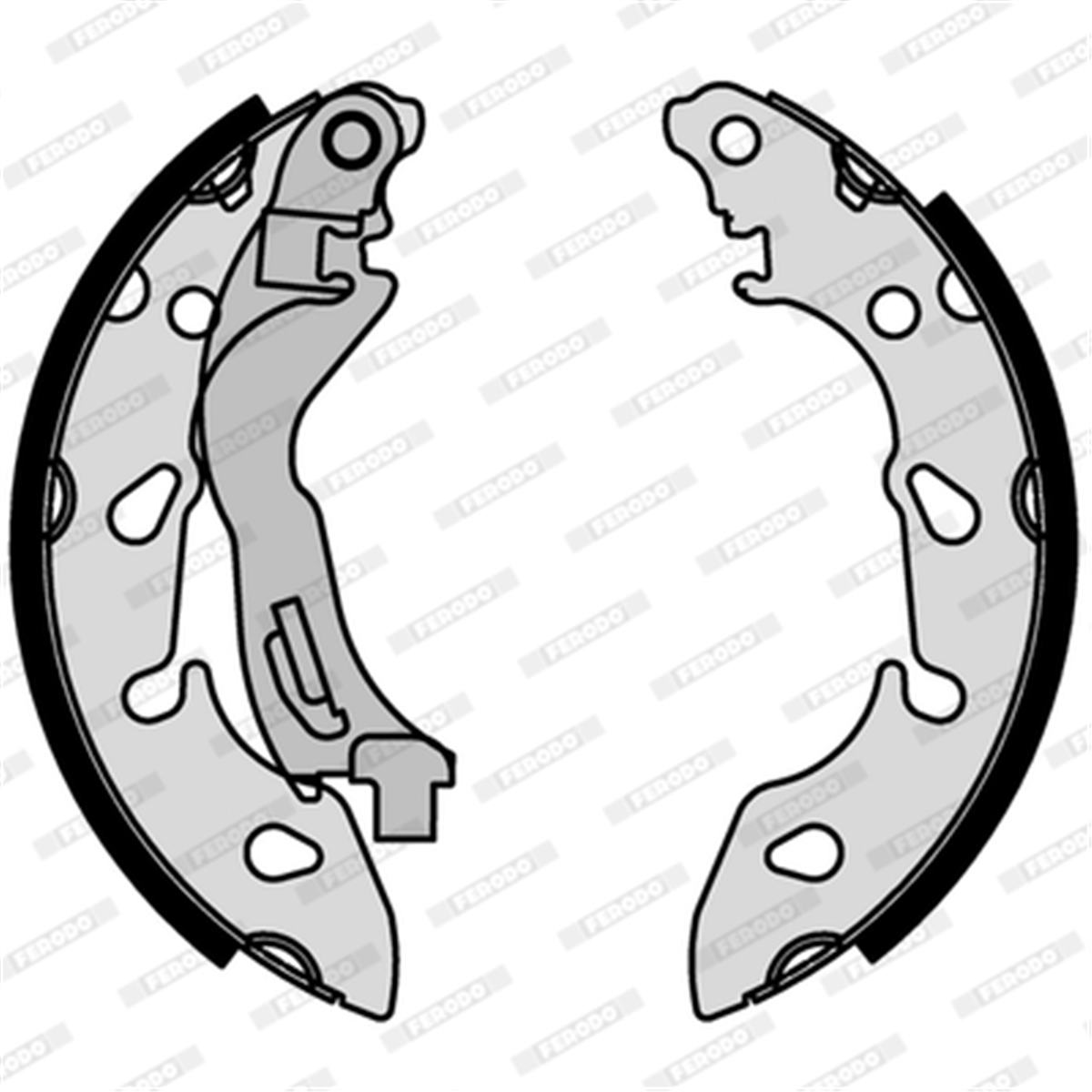 FERODO FSB4188 - Fren Balatasi Arka - Fiat Fiat 500/500c/panda/ford Ka