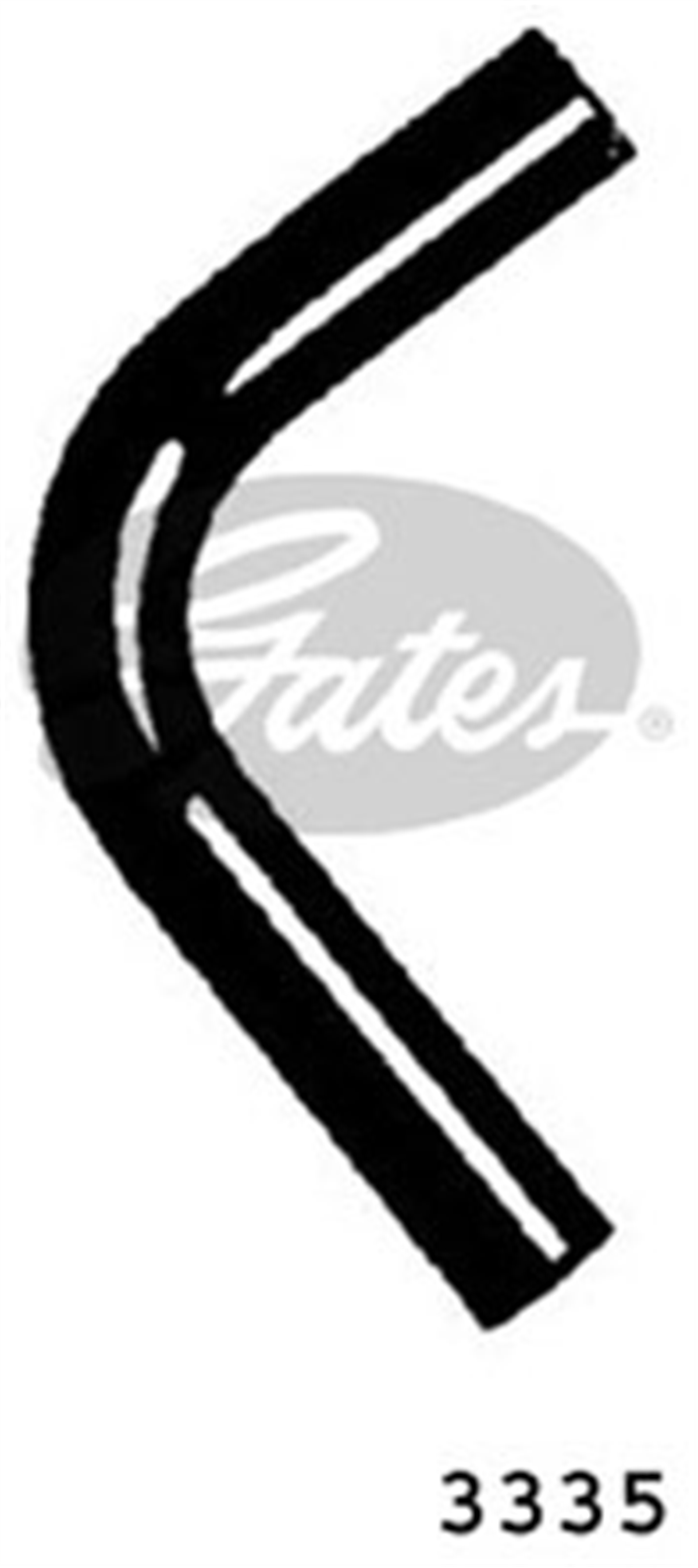 GATES 05-3335 - Radyatör Hortumu Üst - Ford Scorpio