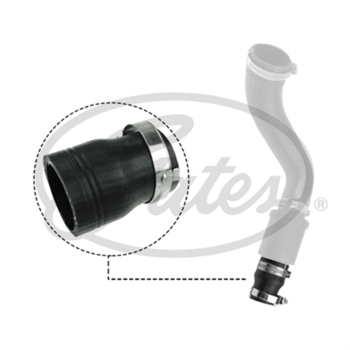 GATES 09-0618 - Intercooler Hortumu - Ford Transit V347/v363