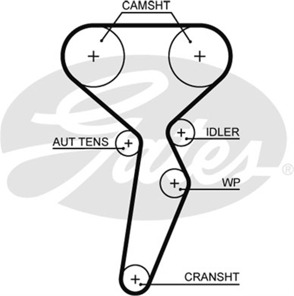 GATES 5671XS - Triger Kayisi - Renault Clio/laguna/sandero/megan