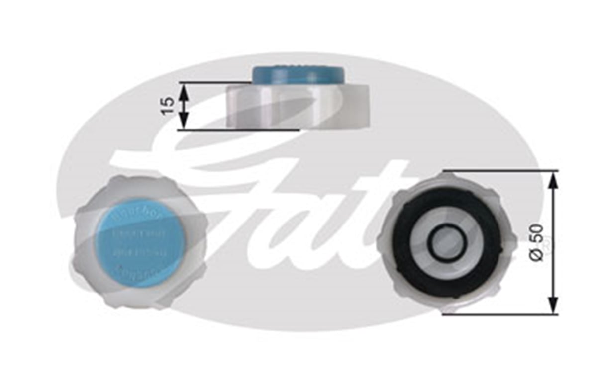 GATES RC221 - Radyatör Kapagi - Renault Clio/kango/megan