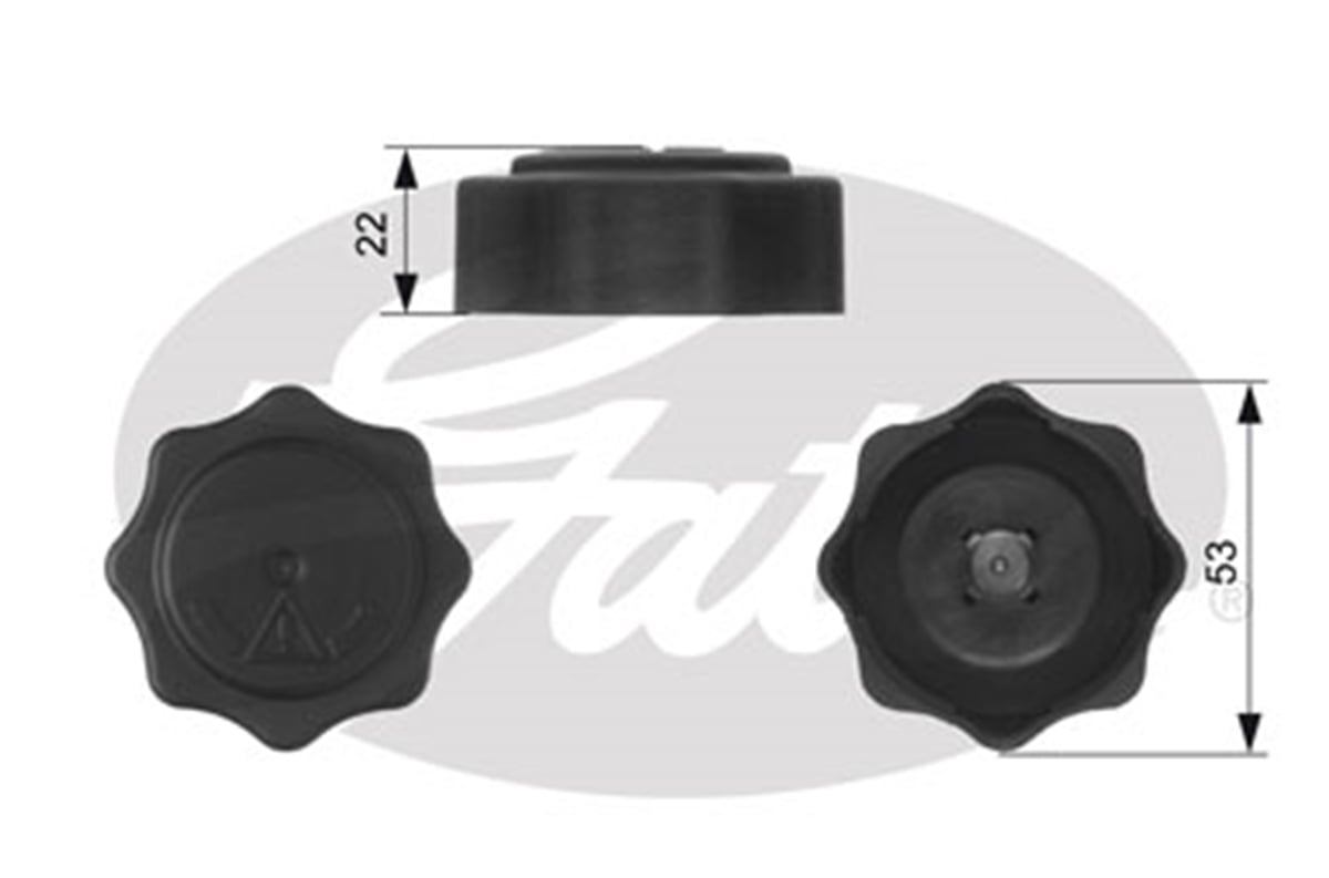 GATES RC229 - Radyatör Kapagi - Bmw Mini R50-r52-r53 Defender Freelander 1