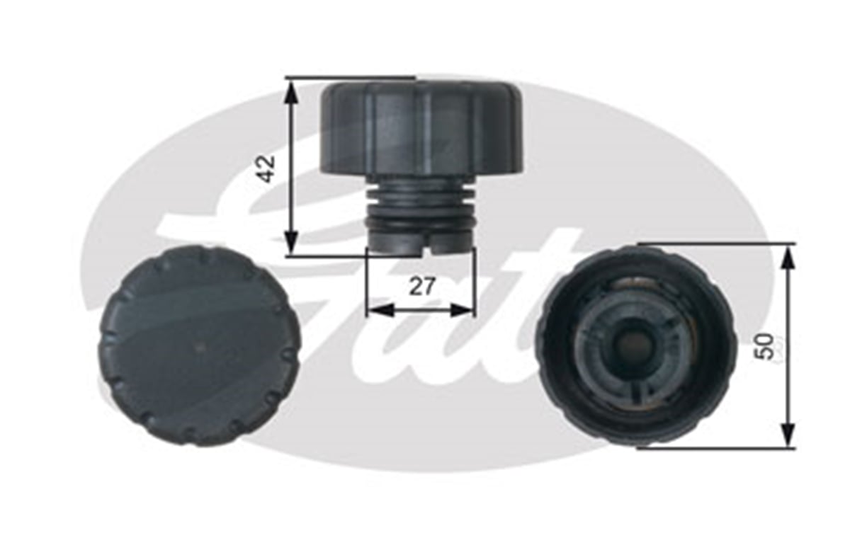 GATES RC244 - Radyatör Yedek Su Depo Kapagi - Mercedes 168-414-169-245
