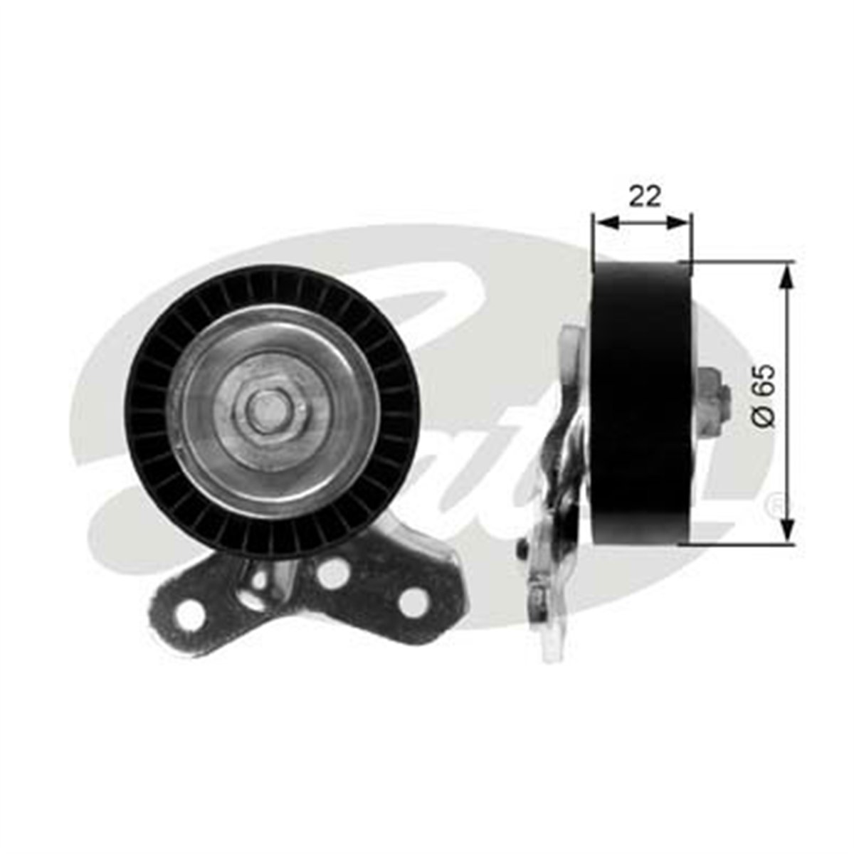 GATES T36106 - V Kayis Gergi Rulmani - Vw Jetta
