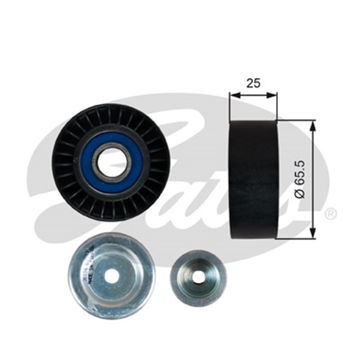 GATES T36124 - V Kayis Gergi Rulmani - Ford Transit V347-mondeo-jumper