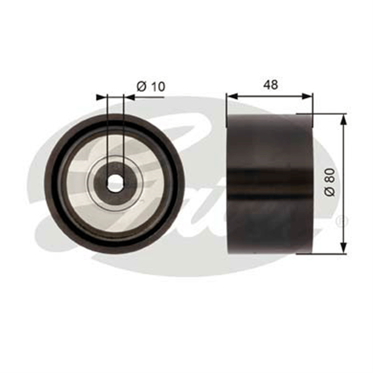 GATES T36259 - V Kayis Gergi Kasnagi - Av Axor 1835 Ls