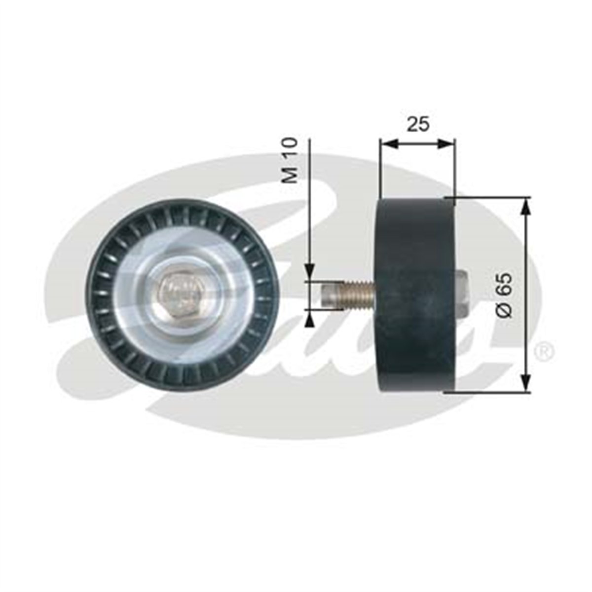 GATES T36322 - V Kayis Gergi Rulmani - Fiat Jeep Compass/chreysler