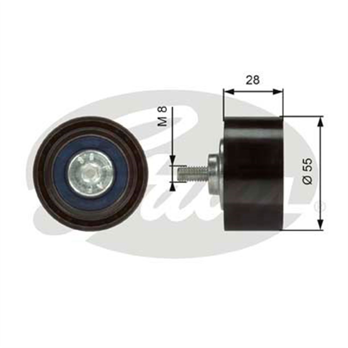GATES T36373 - V Kayis Gergi Rulmani - Bmw E81-e82-e87-e88-e90-e91-e92-e93-e60-e61-f07-f10-f11-f01-f02-x1 E84-x3 E83 Lci-x5 E70 Lci-x6 E71