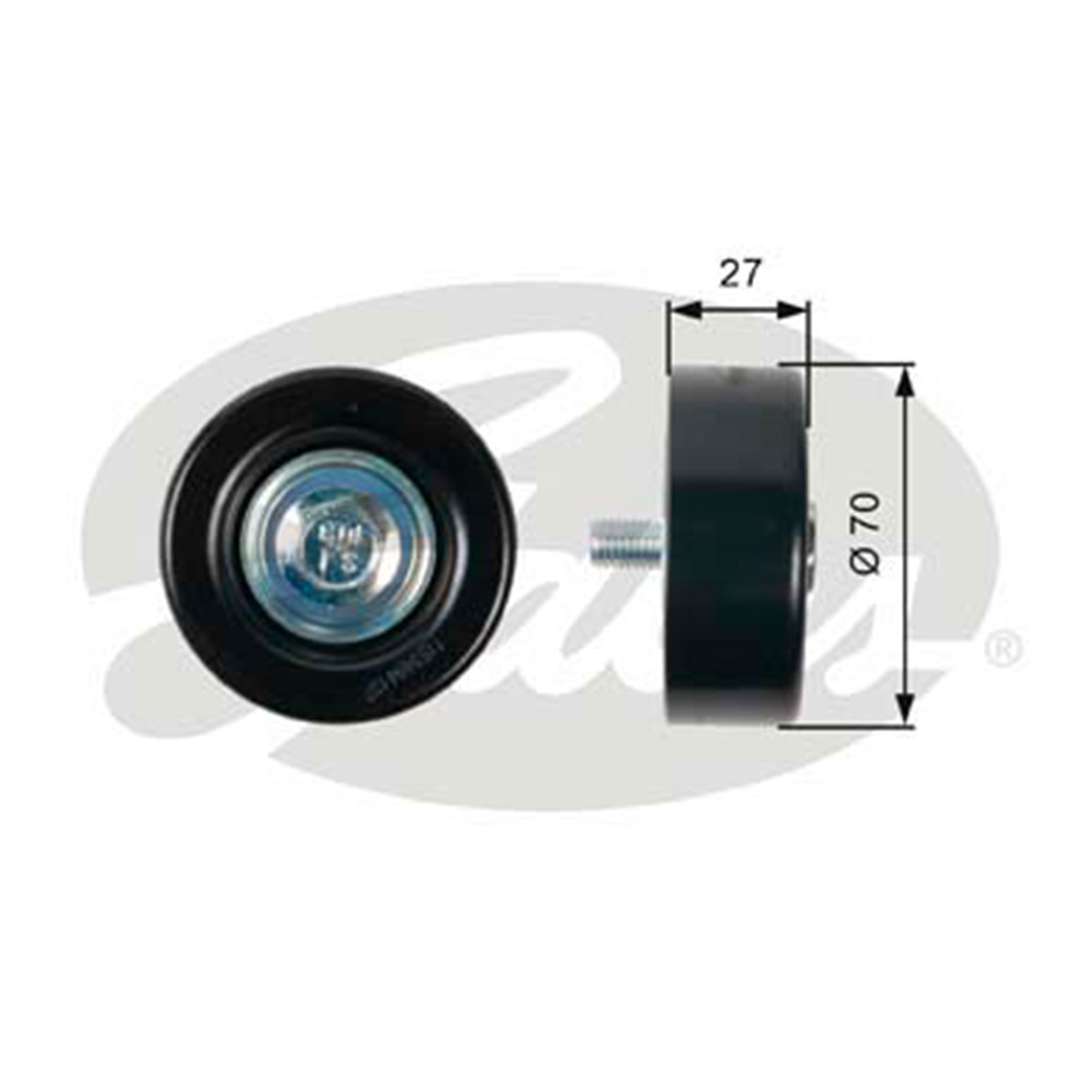 GATES T36409 - V Kayis Gergi Rulmani - Opel Bm
