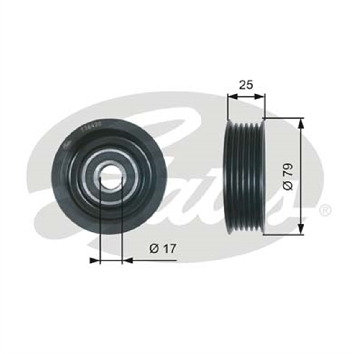 GATES T36420 - V Kayis Avare Kasnak - Japon Mazda 3 (bk, Bl)