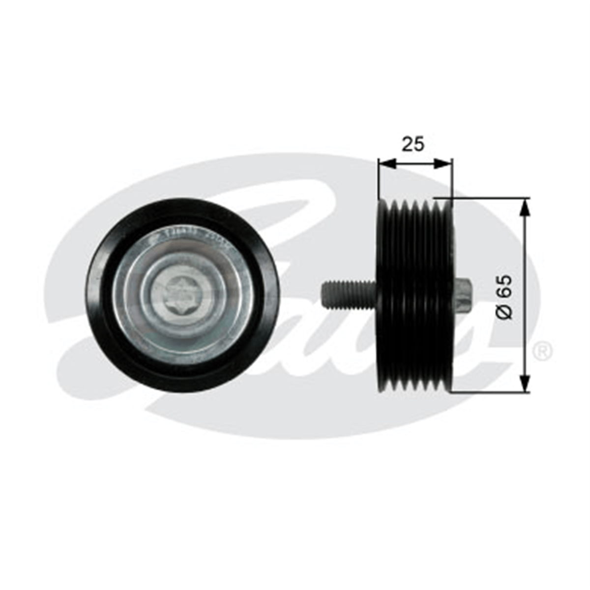 GATES T36433 - V Kayis Gergi Rulmani - Mercedes 212-221-166-222- G463