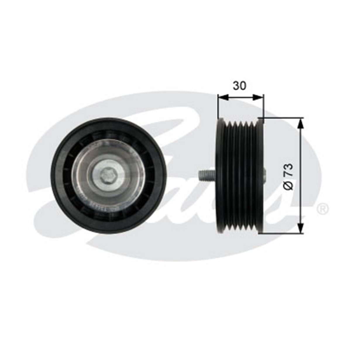 GATES T36435 - V Kayis Gergi Rulmani - Mercedes 205-221-207-222-212-204