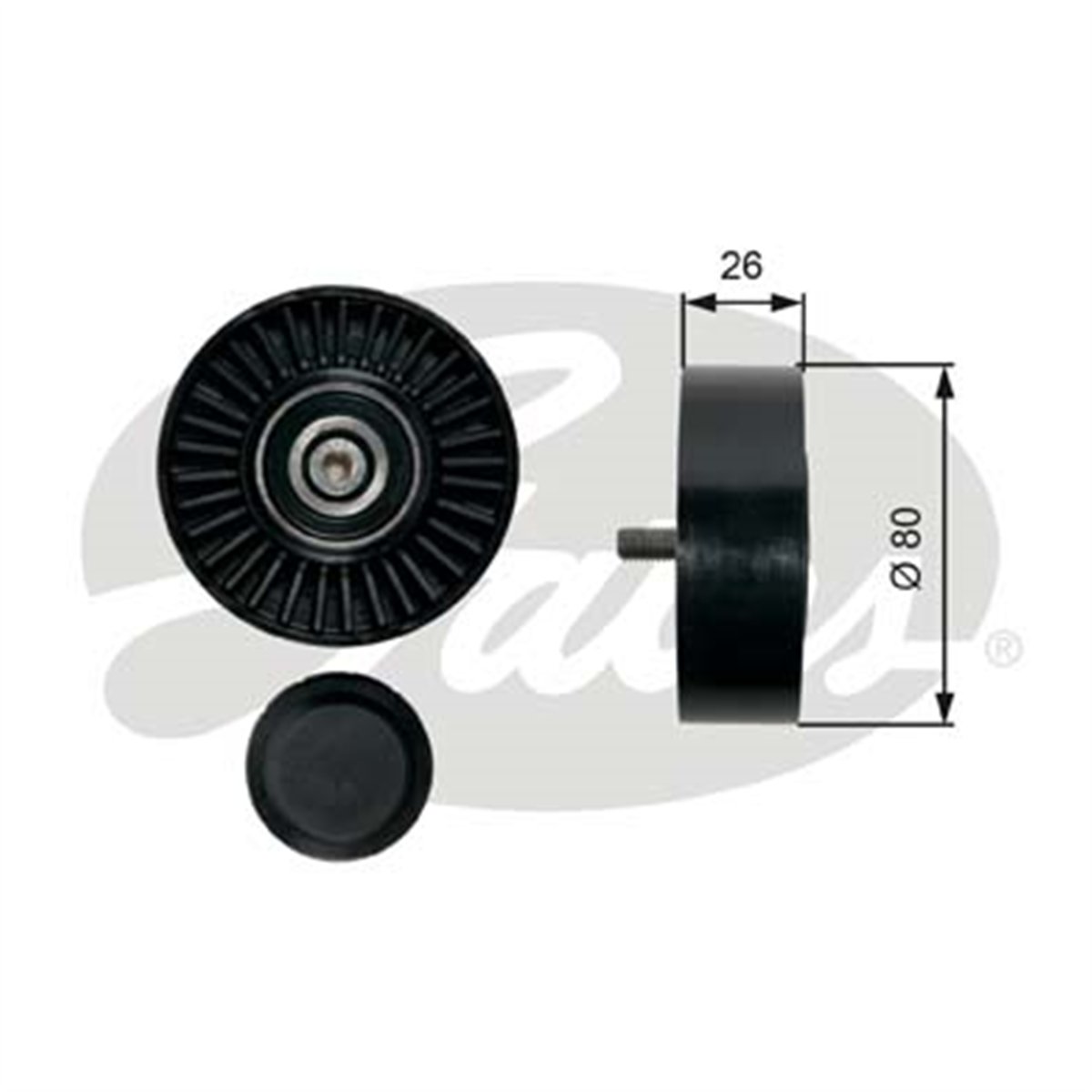 GATES T36452 - V Kayis Gergi Rulmani - Bmw X5 E70-x6 E71