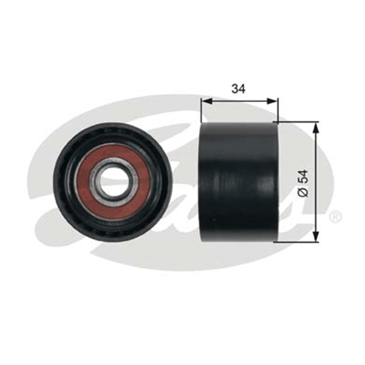 GATES T36453 - V Kayis Gergi Rulmani - Mercedes W164-221